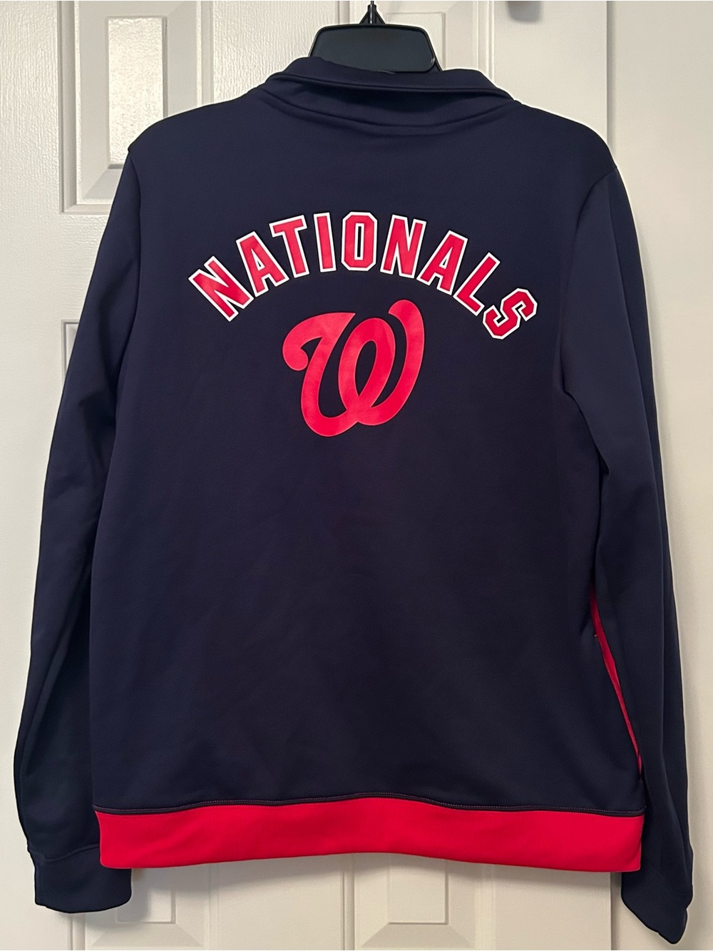 Victoria's Secret Pink Fleece Jacket Washington Nationals Baseball Size Large